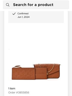 LOUIS VUITTON EMPRIENTE POCHETTE FELICIE BROWN